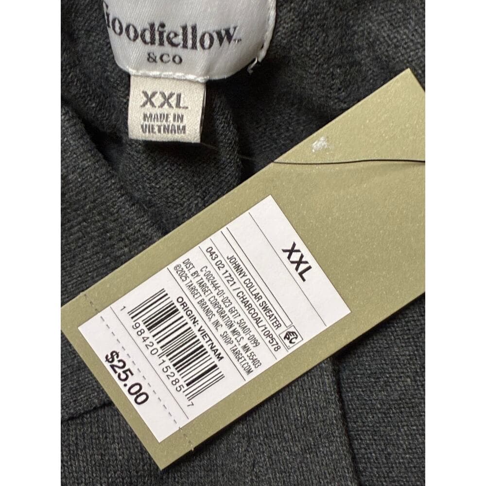 Goodfellow & co Men’s Gray Polo Shirt Size XXL - Thumbnail 2