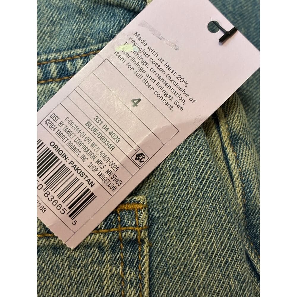 Wild Fable Women’s Low-Rise Baggy Jeans Size 4/R Light Blue 4/31” Inseam - Thumbnail 2