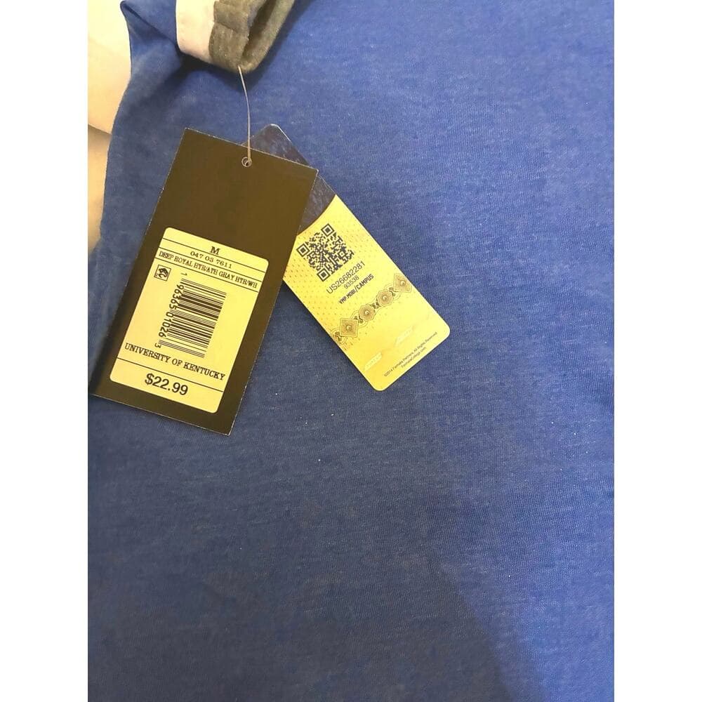 University Of Kentucky Royal/gray jersey Size Medium - Thumbnail 4