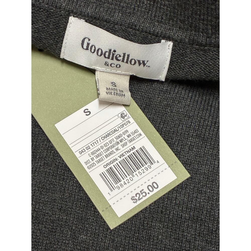 Goodfellow & co Men’s Gray Polo Shirt Size Small New - Thumbnail 3