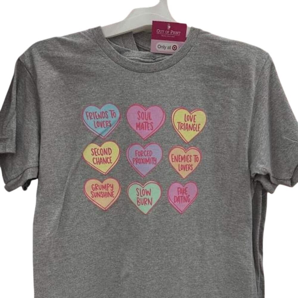 Sweet Tropes Conversation Hearts - Unisex Size Small - Thumbnail 2