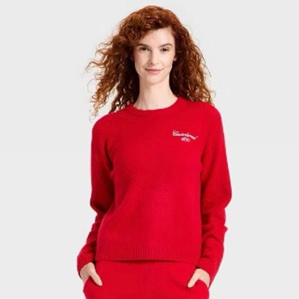 Universal Thread Red Women’s Pullover Sweater 1985 Size Medium - Thumbnail 5