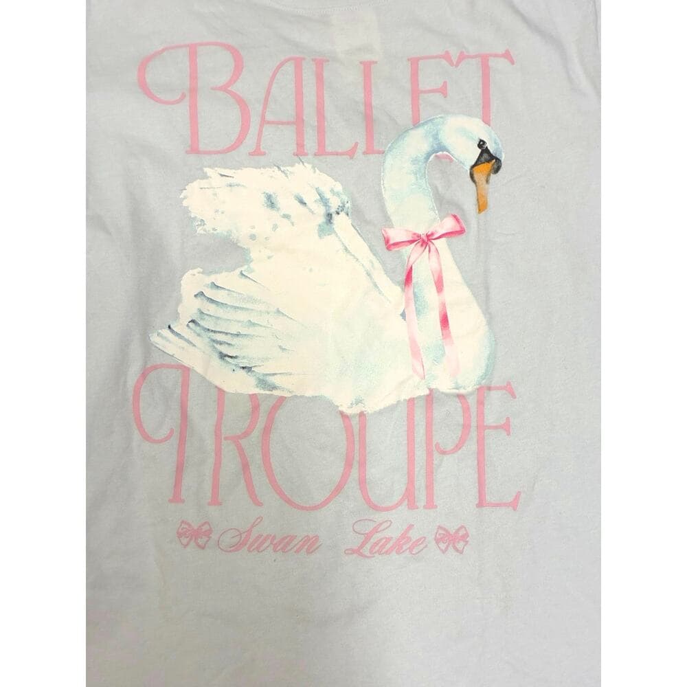 Lol Vintage Ballet Troupe Women’s T-shirt Size XL Light Blue - Thumbnail 2