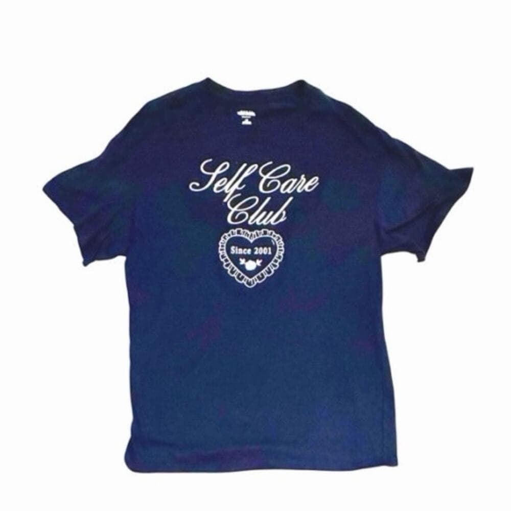 Wild Fable Women’s Sleepwear Self Care Club Navy Size Large