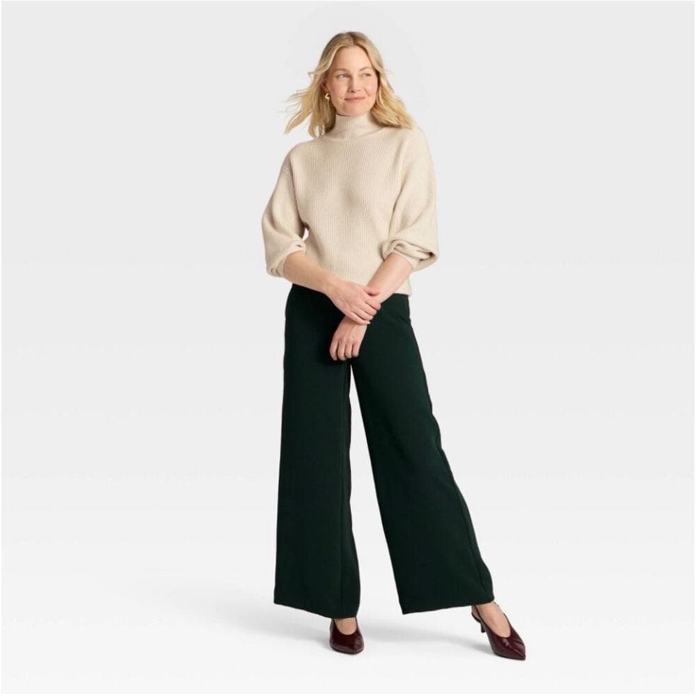 Women's Funnel Pullover turtleneck Sweater - A New Day Size XXL - Thumbnail 2