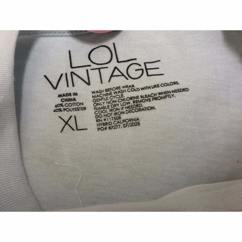 Lol Vintage Ballet Troupe Women’s T-shirt Size XL Light Blue - Thumbnail 4