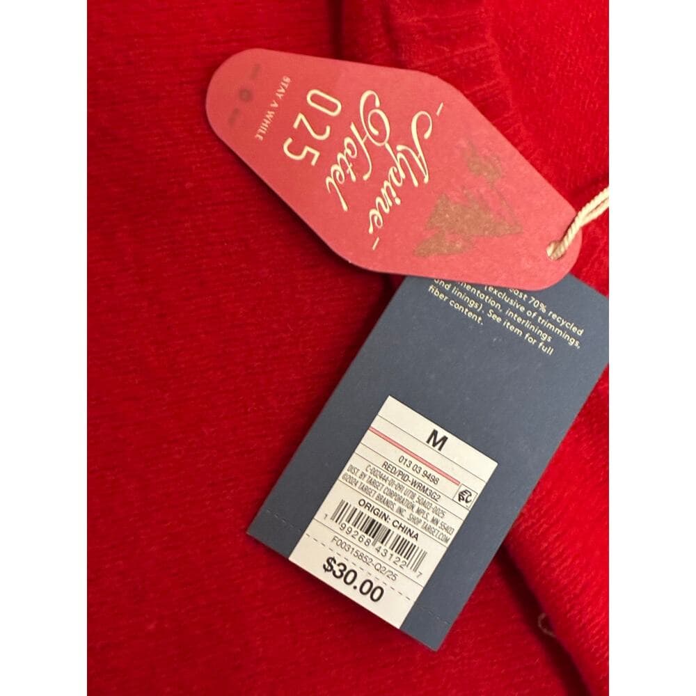 Universal Thread Red Women’s Pullover Sweater 1985 Size Medium - Thumbnail 2