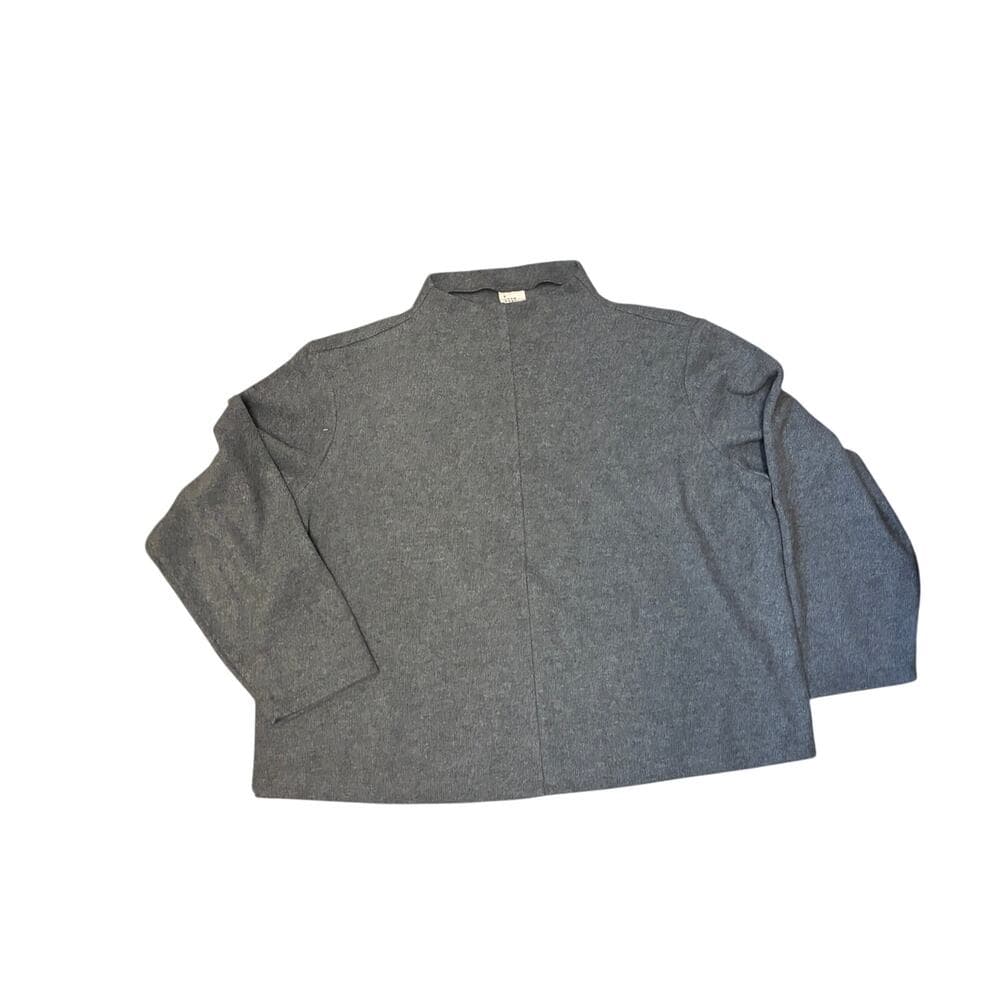 Women's Long Sleeve Brushed Mockneck Top - A New Day Gray XXL - Thumbnail 6