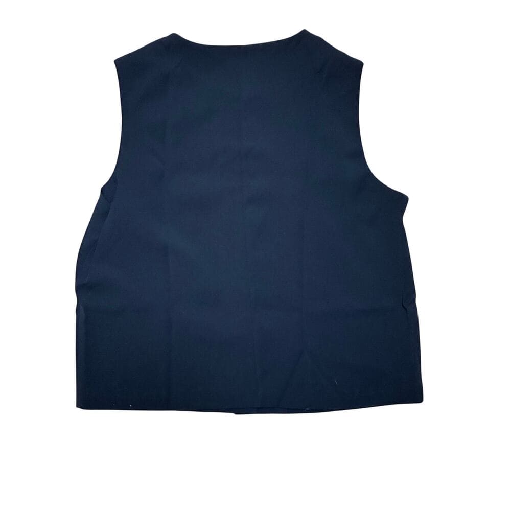 Evaless Women's Crewneck Cutaway Vest Navy Size medium - Thumbnail 4