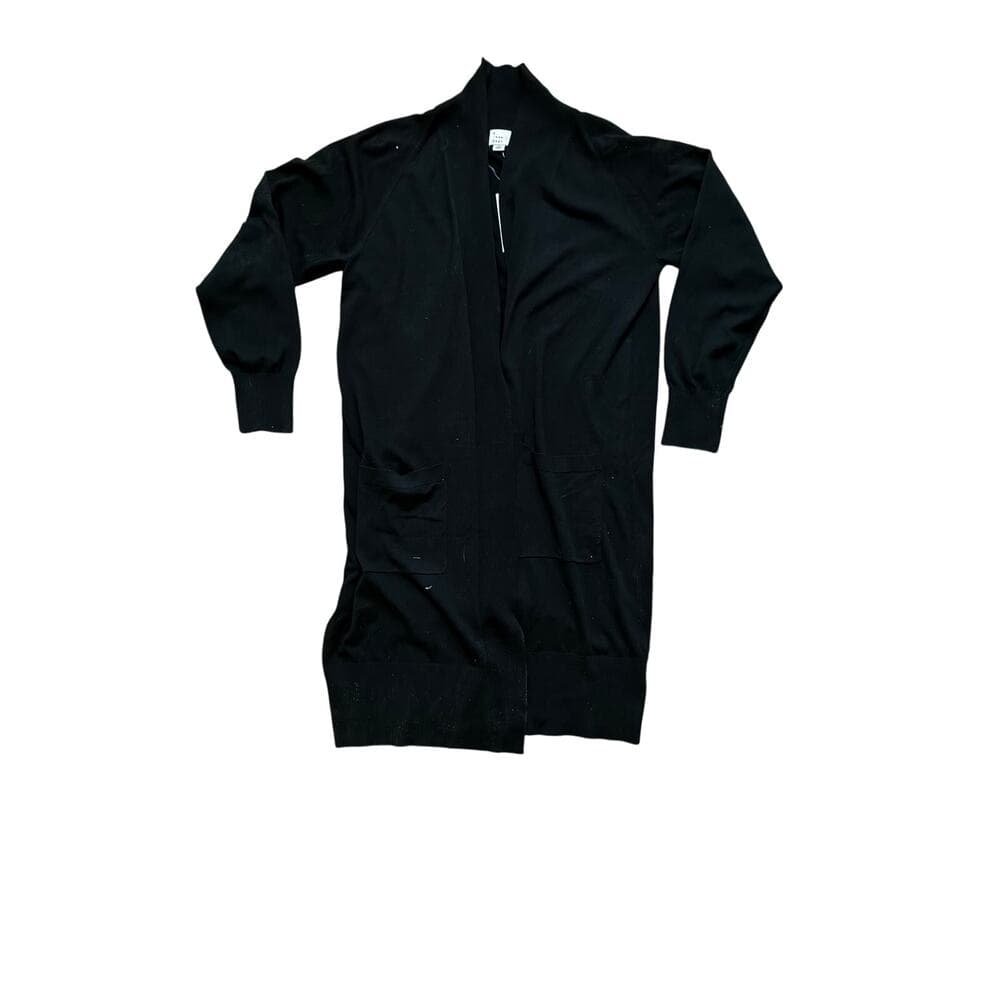 A NEW DAY WOMEN’S FRONT LONG SLEEVE CARDIGAN WITH POCKETS . BLACK SIZE SMALL - Thumbnail 3