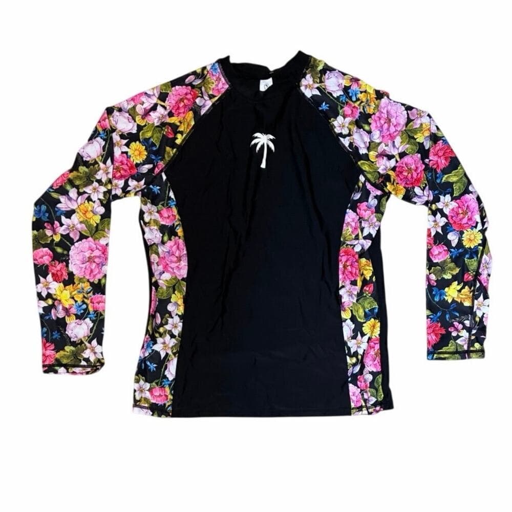 Halcurt Women's Long Sleeve Rash Guard Swim Shirt Sun Protection Swimsuit Top - Thumbnail 5