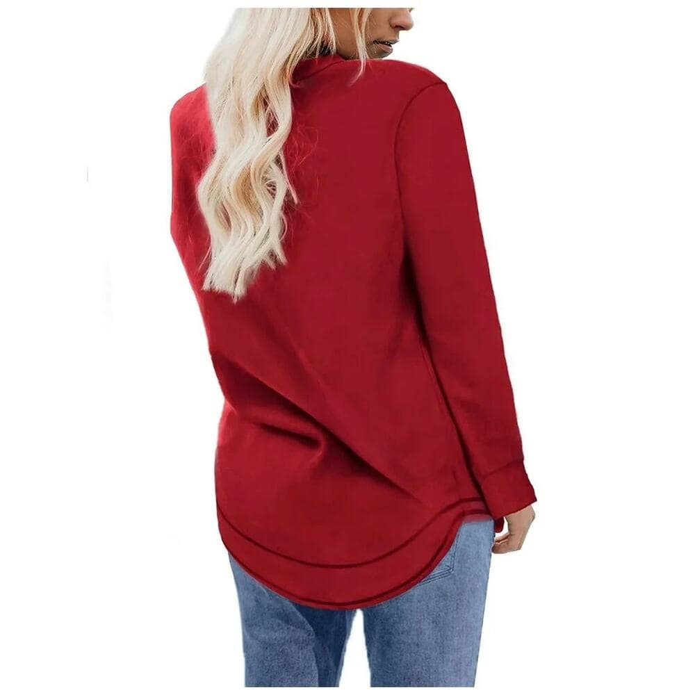 Fantaslook Sweatshirts for Women Crewneck Casual Long Sleeve Size 3XL - Thumbnail 3