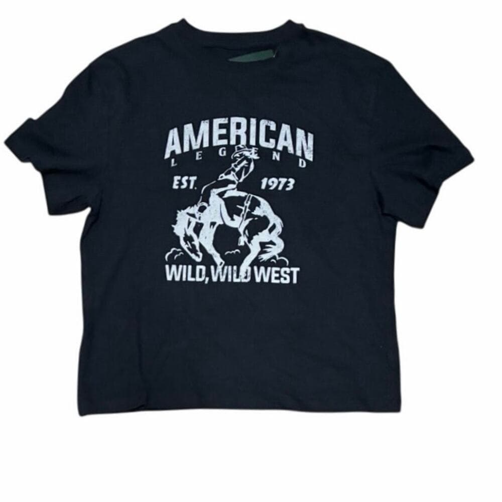 Women's Short Sleeve Crewneck Graphic T-Shirt - Wild Fable Hematite Letters - Thumbnail 7