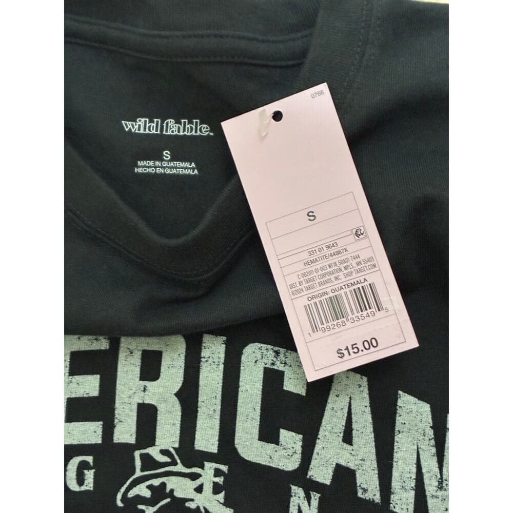 Women's Short Sleeve Crewneck Graphic T-Shirt - Wild Fable Hematite Letters - Thumbnail 5