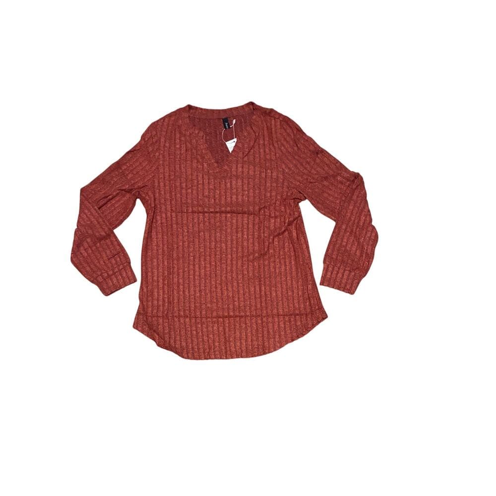 Automet Long Sleeve Burgundy Shirt Size Medium - Thumbnail 2