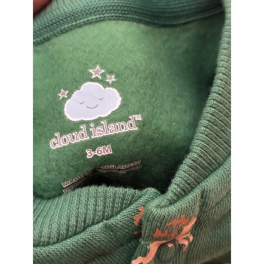 Cloud island Baby Christmas Onesie Size 3-6 Months - Thumbnail 3