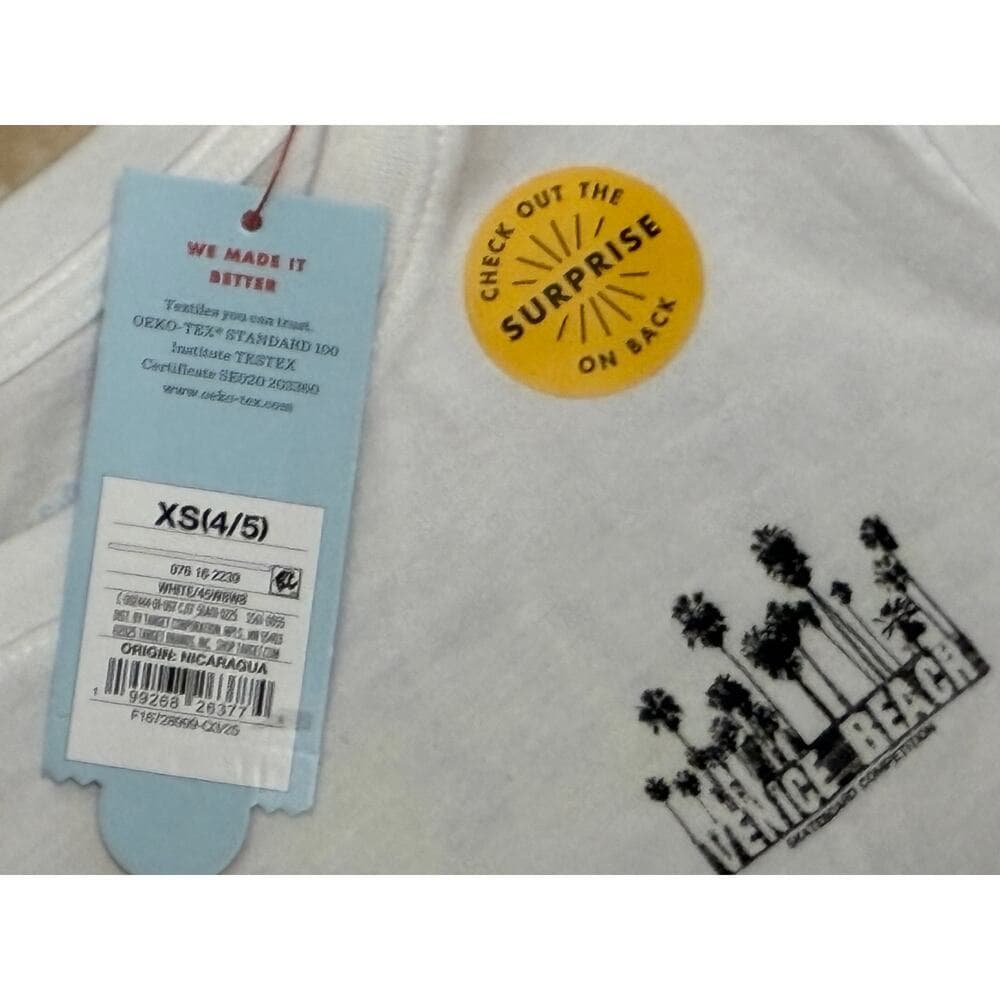 Cat & Jack Boys' Long Sleeve 'Venice Beach' Graphic T-Shirt, XS 4/5 - Thumbnail 2