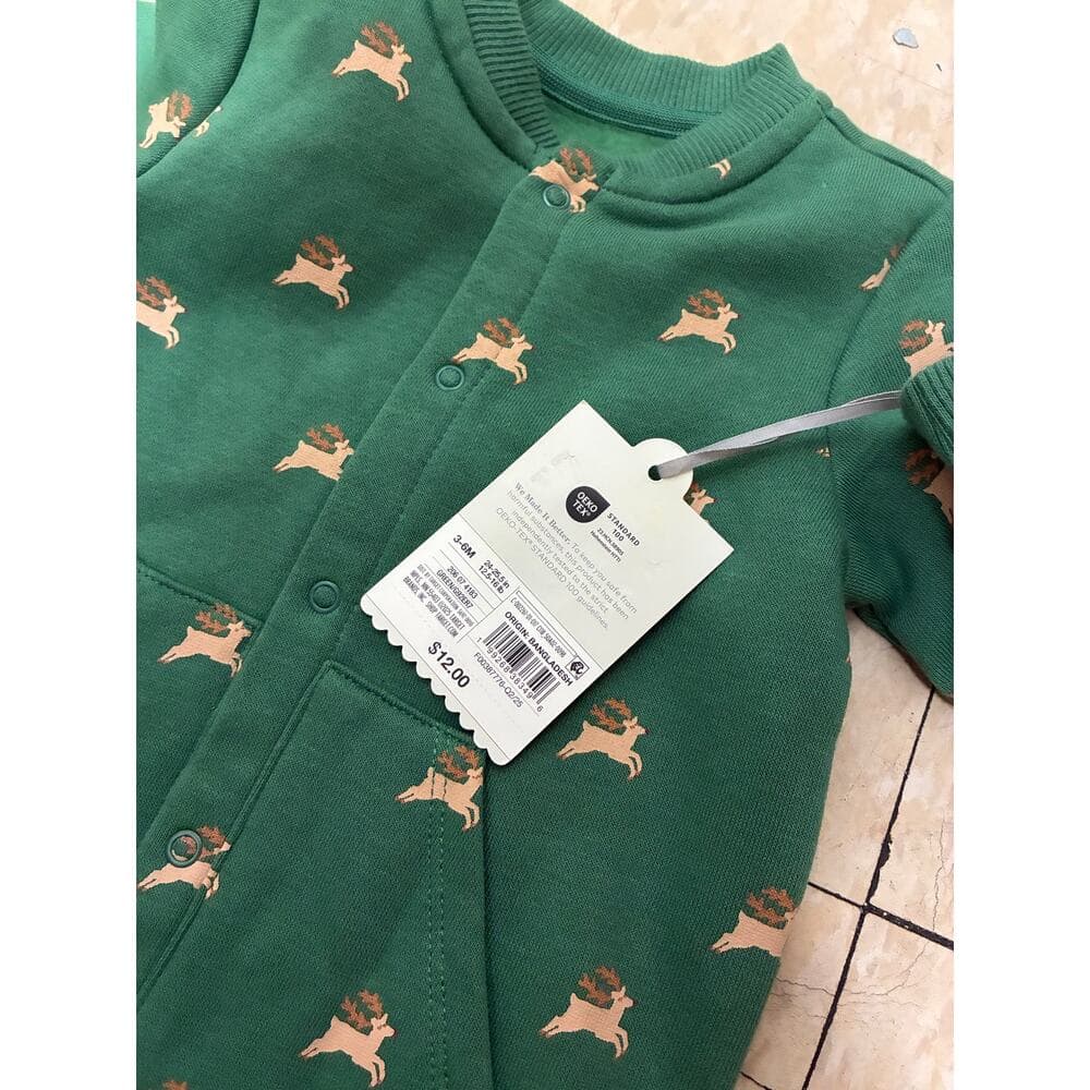 Cloud island Baby Christmas Onesie Size 3-6 Months - Thumbnail 2