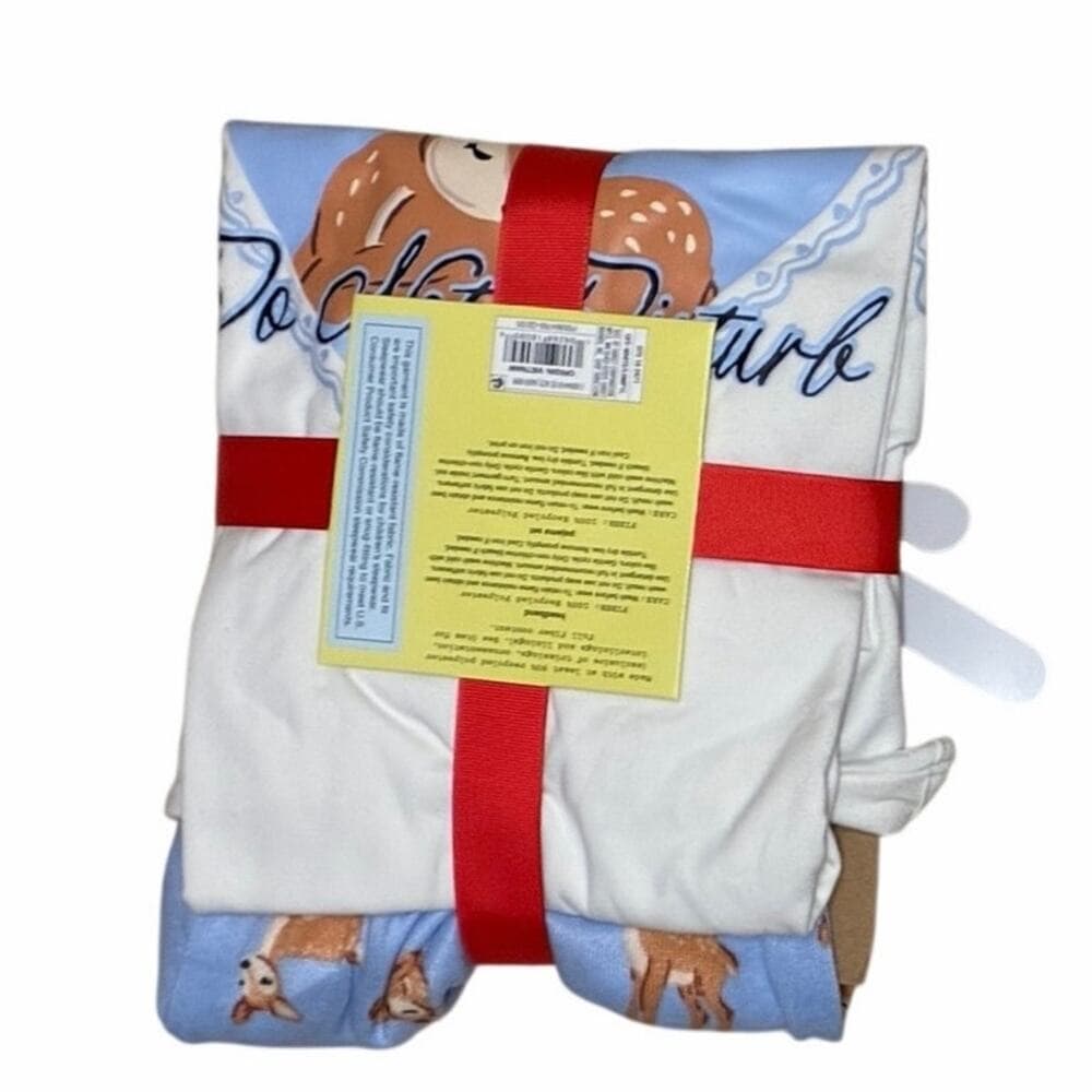 Art & Class Long-Sleeve Pajama Set With Spa Headband 3 Piece Set XL - Thumbnail 2