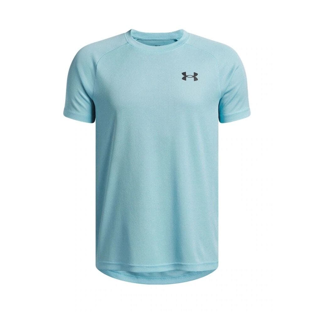 Under Armour Blue Tech Textured Short Sleeve Shirt - Thumbnail 8