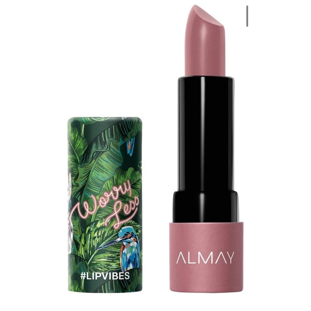 Almay Lip Vibes Lipstick with Vitamin E Oil & Shea Butter Worry Less, 0.14 Oz - Thumbnail 5