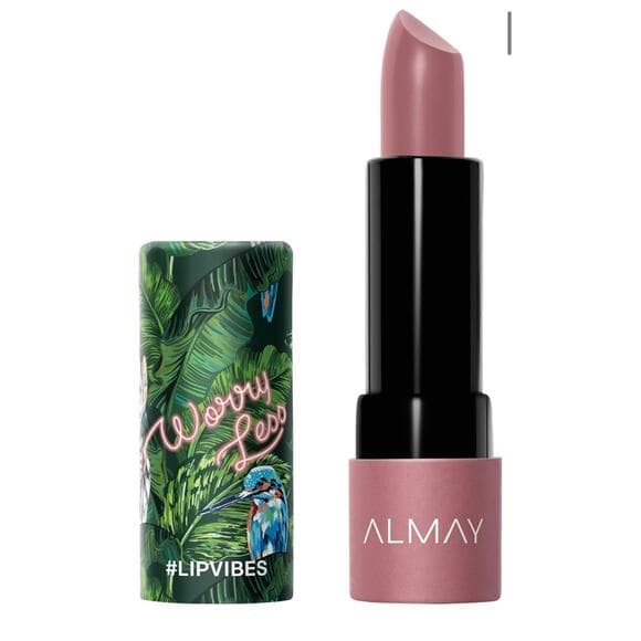 Almay Lip Vibes Lipstick with Vitamin E Oil & Shea Butter Worry Less, 0.14 Oz - Thumbnail 6