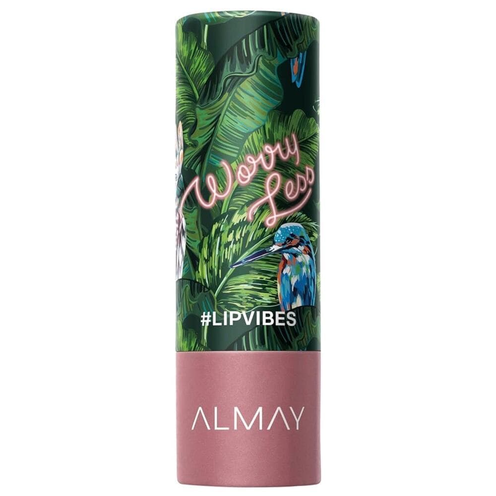 Almay Lip Vibes Lipstick with Vitamin E Oil & Shea Butter Worry Less, 0.14 Oz - Thumbnail 2