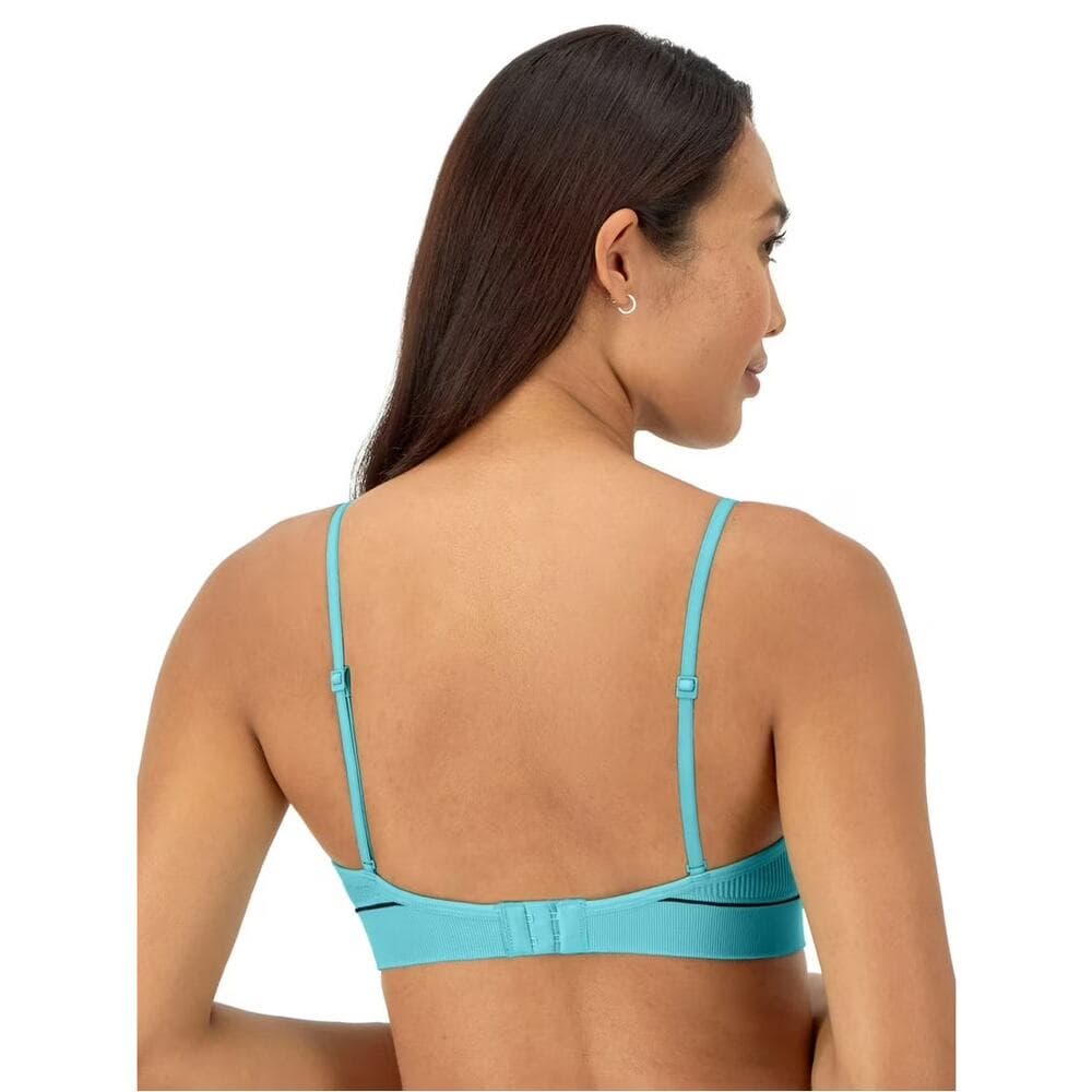 Hanes Originals Women's Rib Triangle Bra Size Large - Thumbnail 2