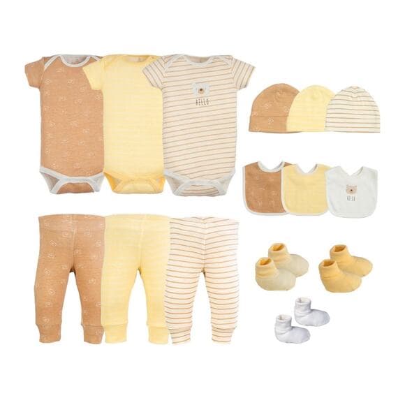Baby Girl Clothes – 100% Cotton Newborn Essentials and Gifts, Fits 0-3 Months - Thumbnail 6