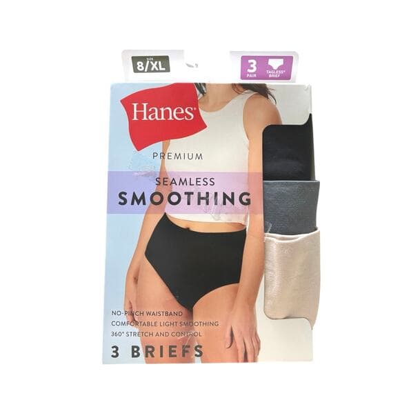 Hanes Premium Smoothing 3 Briefs Size 8/XL - Thumbnail 4
