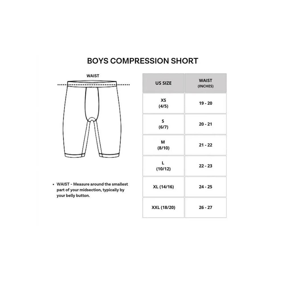 5 Pack: Youth Boys' Compression Shorts - Performance Boxer Briefs Athletic - Thumbnail 2