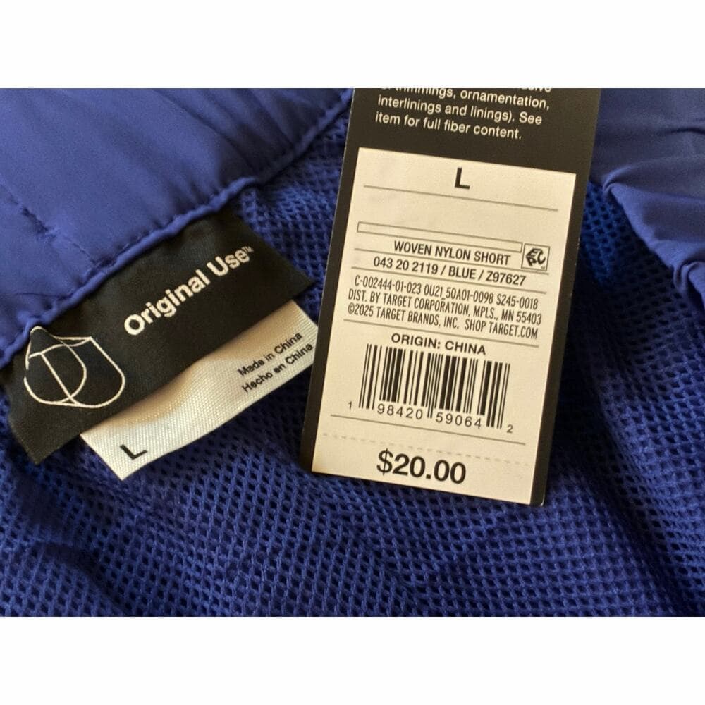 Royal Blue Original Use Men’s Shorts Size Large - Thumbnail 2