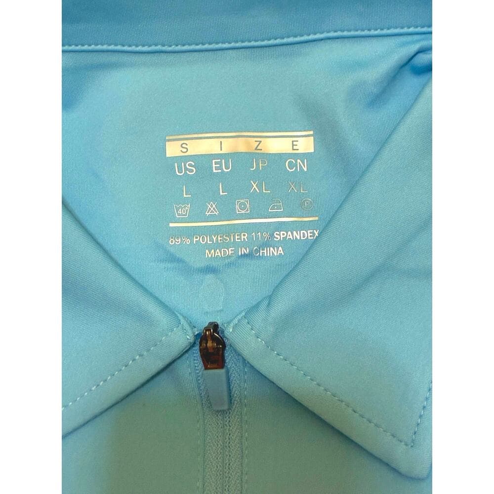 Tacvasen Women’s Sleeveless Polo Shirt Zip up Collared UPF 50 Size Large - Thumbnail 7