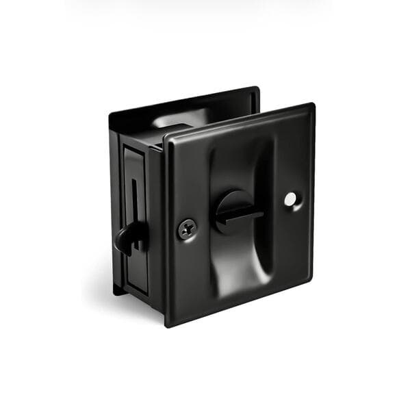 Privacy Sliding Door Lock with Pull - Replace Old Or Damaged Pocket Locks - Thumbnail 9