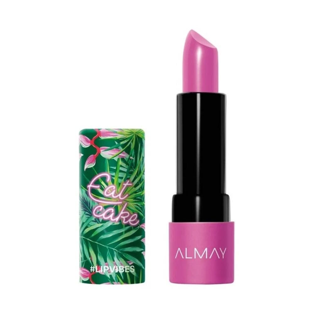 Almay Lip Vibes Hypoallergenic Cream Lipstick with Shea Butter, Eat Cake,0.14oz - Thumbnail 5