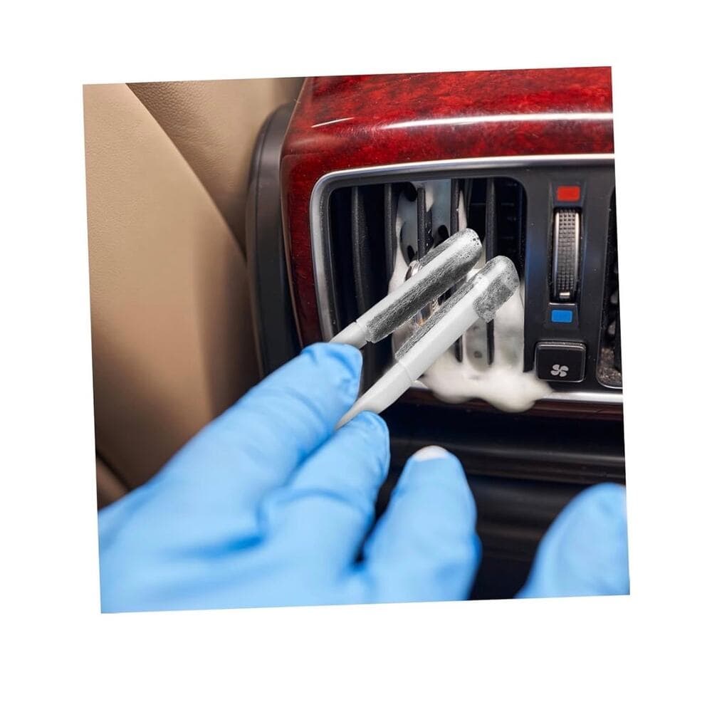 Car Air Conditioner Vent Cleaner Duster Set Blind Cleaning Brush - Thumbnail 2
