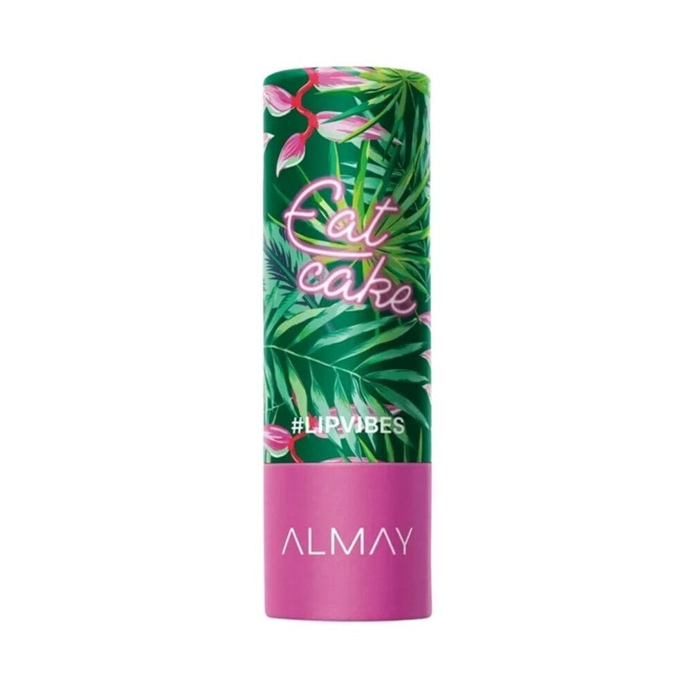 Almay Lip Vibes Hypoallergenic Cream Lipstick with Shea Butter, Eat Cake,0.14oz