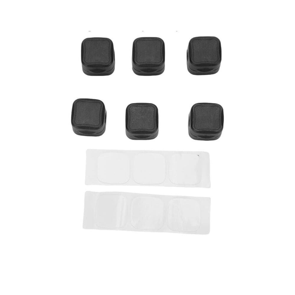 6 Pack Magnetic Cable Clips, Cord Holder Adhesive Cable Management Black - Thumbnail 3