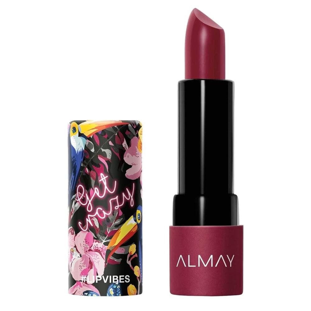 Almay Lipstick with Vitamin E Oil & Shea Butter, Matte Finish, Get Crazy - Thumbnail 7