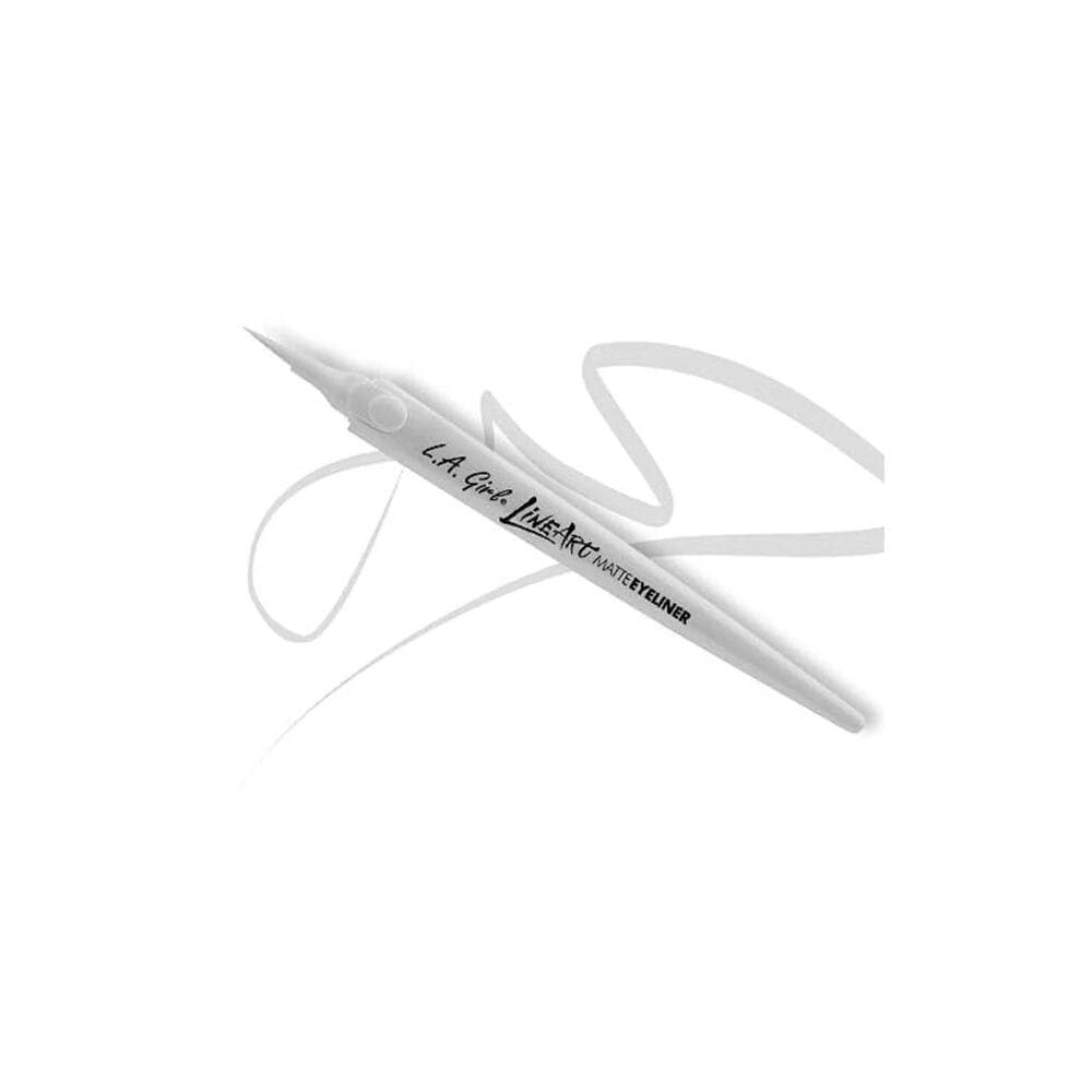 L.A. GIRL Line Art Matte Eyeliner Pen - Pure White, GLE715 New