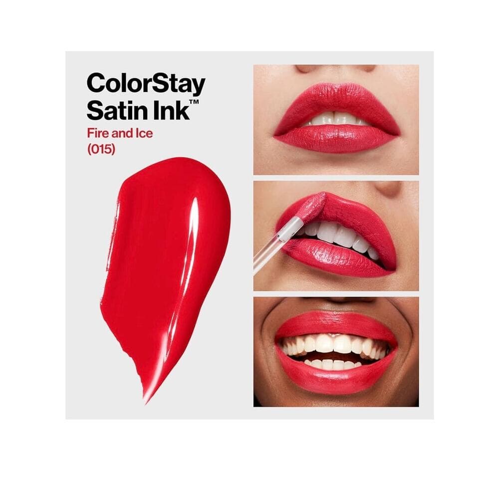 Revlon ColorStay Satin Ink Liquid Lipstick, Longwear Rich Lip Colors, Formulated