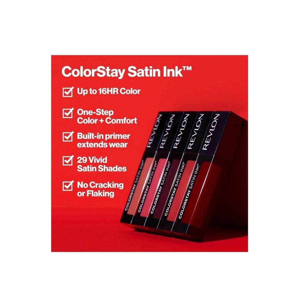 Revlon ColorStay Satin Ink Liquid Lipstick, Longwear Rich Lip Colors, Formulated - Thumbnail 2