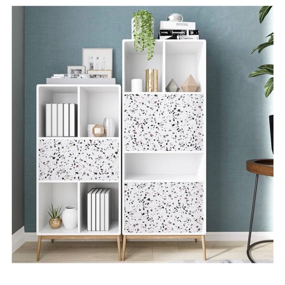 VEELIKE 15.7''x118'' Matte Terrazzo Contact Paper for Countertops Waterproof - Thumbnail 6