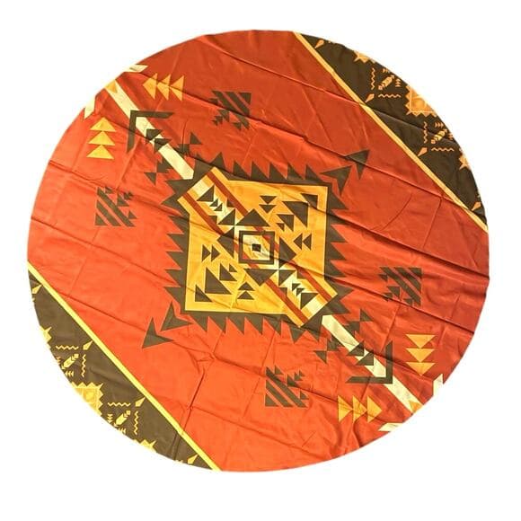 Navajo Design Eight Acrylic Print Table cloth 59” X 59” - Thumbnail 4
