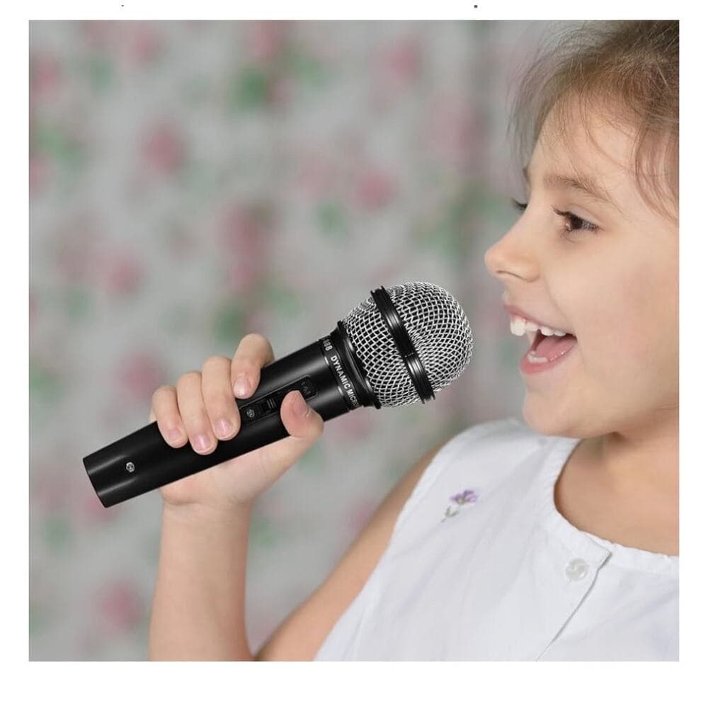 Microphone for Kids, 6.4" Fake Toy Microphones for Toddler Plastic Pretend Play - Thumbnail 6
