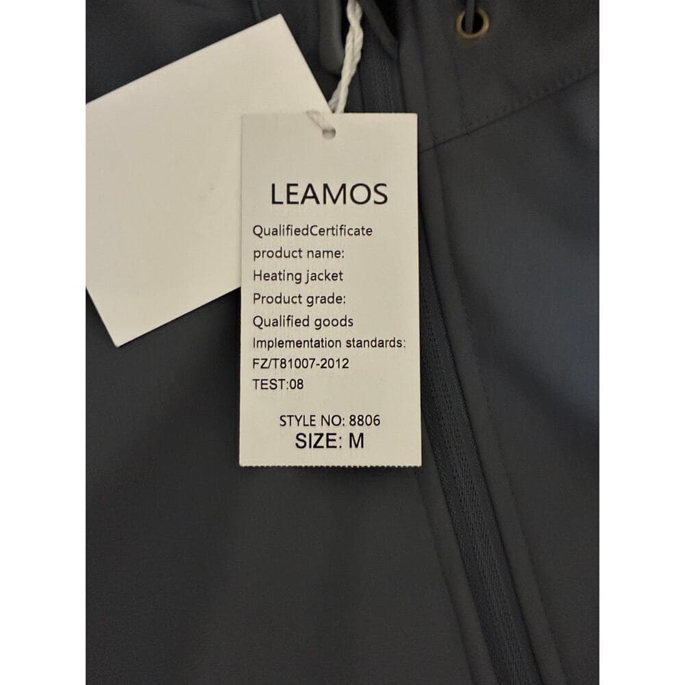 Leamos Heated Jacket for Men with Battery Pack Size Medium - Thumbnail 8