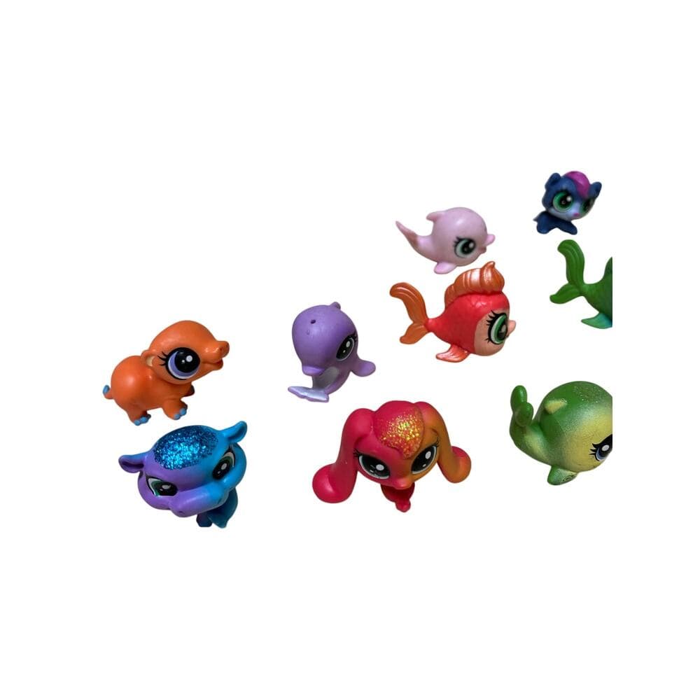 12 Pcs collection of Hasbro Littlest Pet Shop (LPS) mini figures. - Thumbnail 5