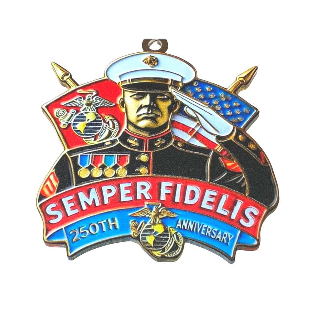 Semper Fidelis 250Th Anniversary Keychain 3” X 3” - Thumbnail 4