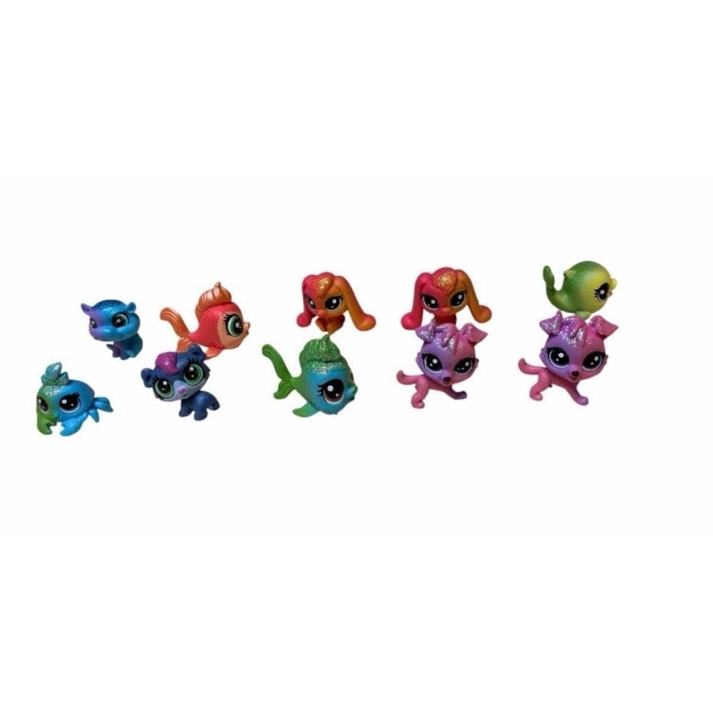 10 Pcs collection of Hasbro Littlest Pet Shop (LPS) mini figures. - Thumbnail 7