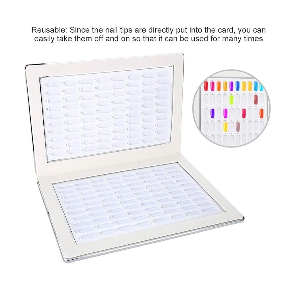 160 Nail Color Chart Display Book, Nail Gel Color Card Display Chart Book - Thumbnail 4